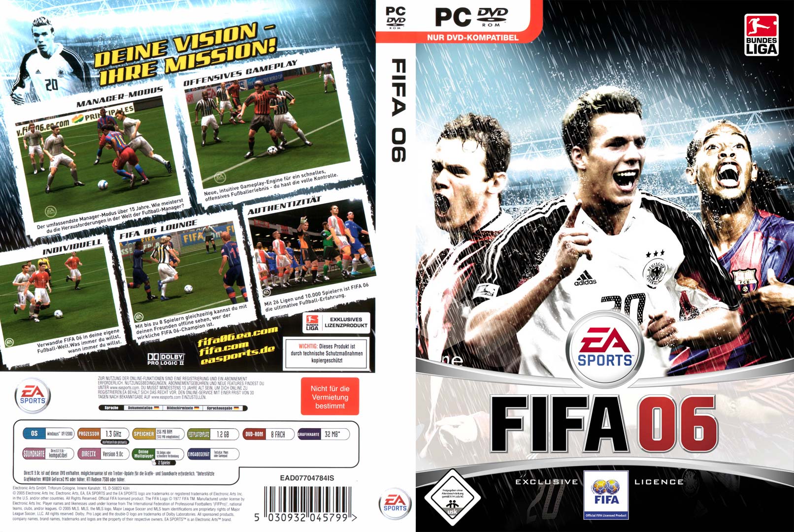FIFA 06 - DVD obal
