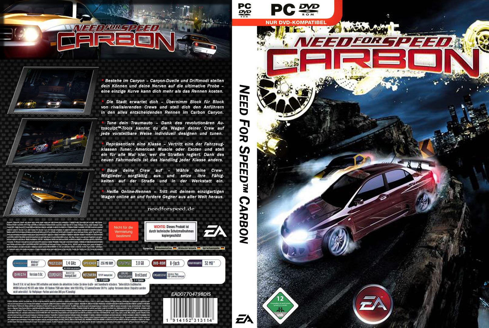Need for Speed: Carbon - DVD obal 2