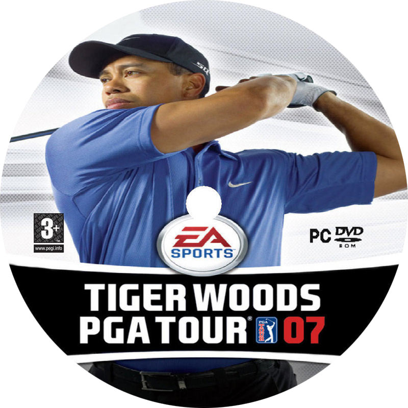 Tiger Woods PGA Tour 07 - CD obal 2