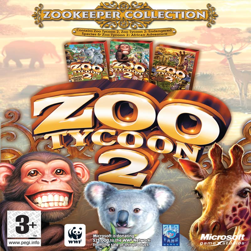Zoo Tycoon 2: Zookeeper Collection - predn CD obal