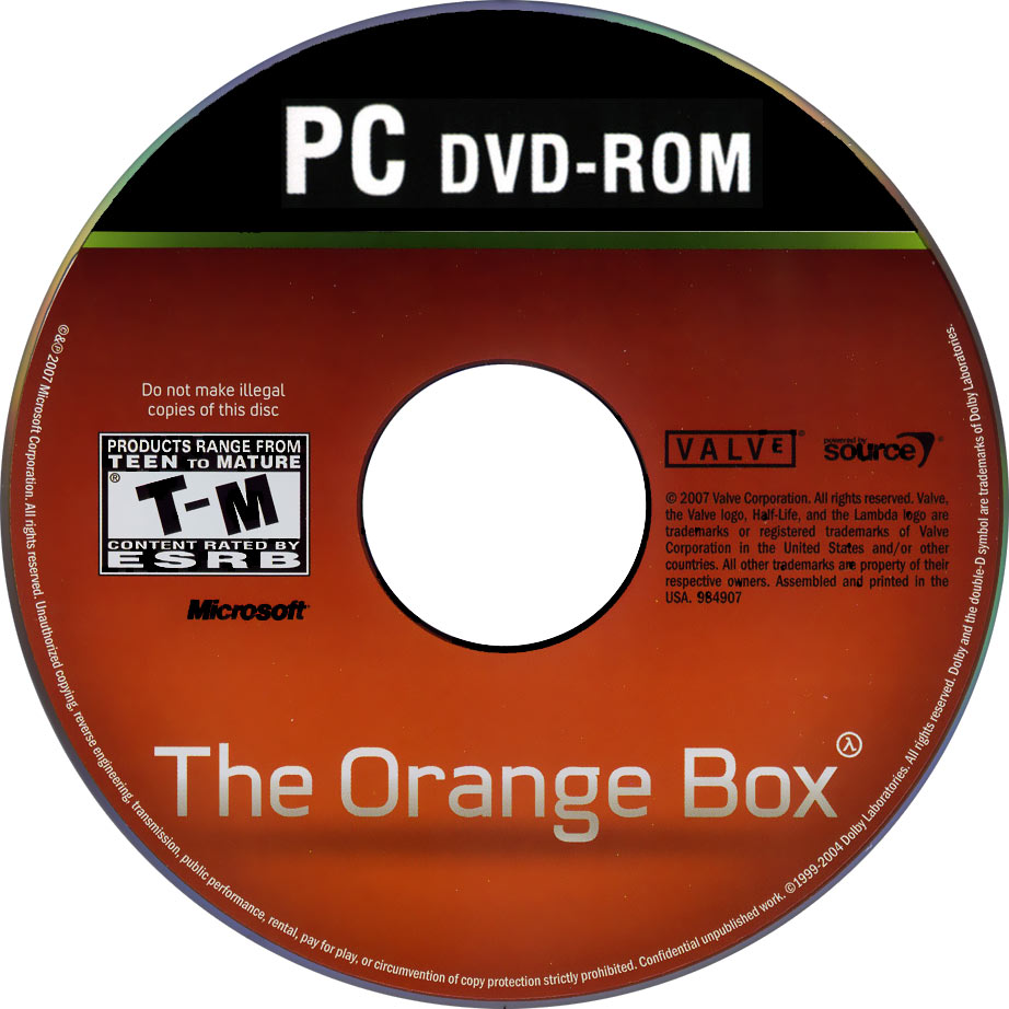 The Orange Box - CD obal