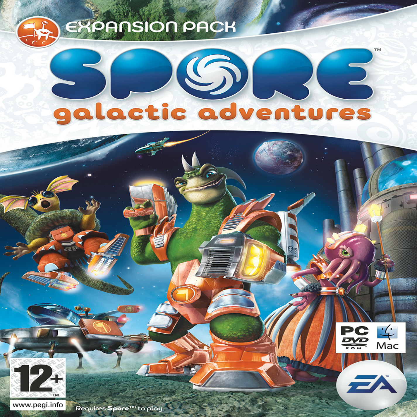 Spore: Galactic Adventures - predn CD obal