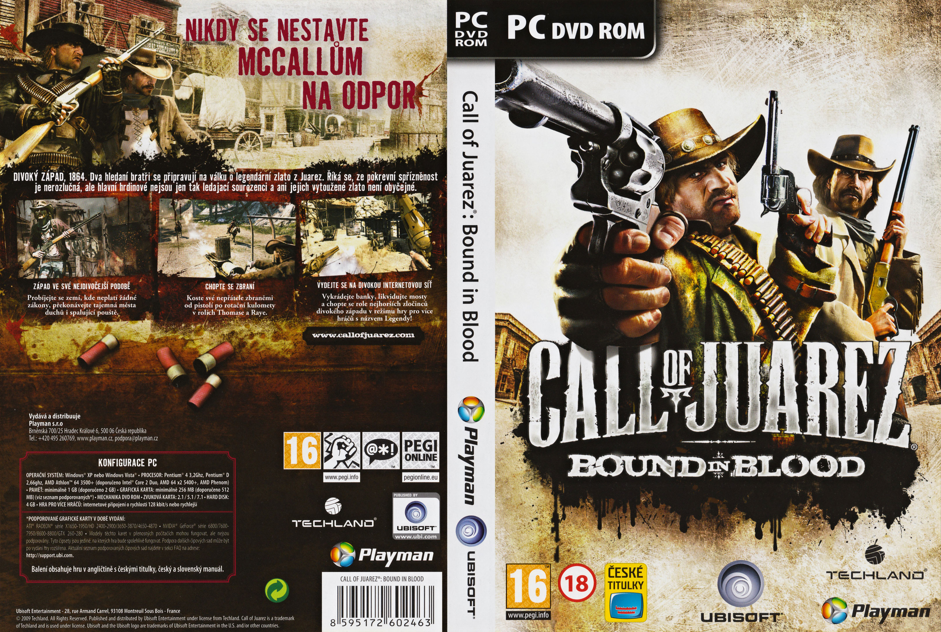 Call of Juarez: Bound in Blood - DVD obal 2