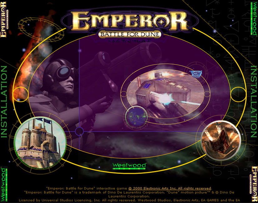 Emperor: Battle for Dune - zadn CD obal 3