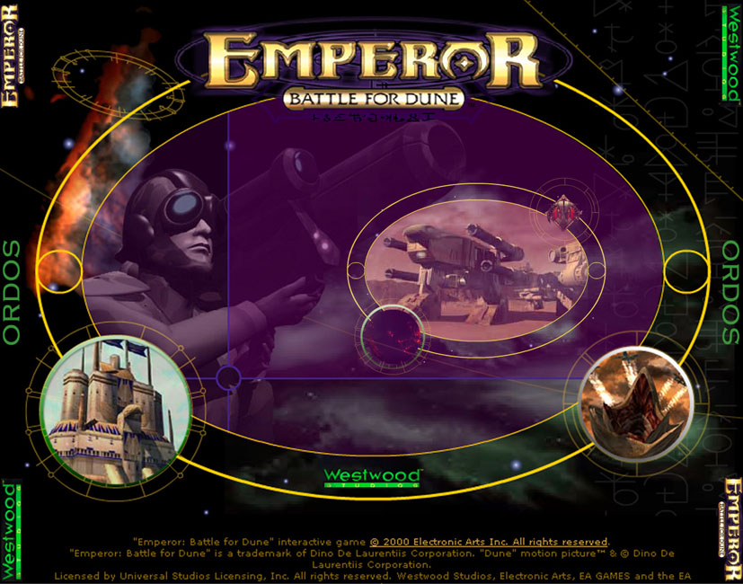 Emperor: Battle for Dune - zadn CD obal 4