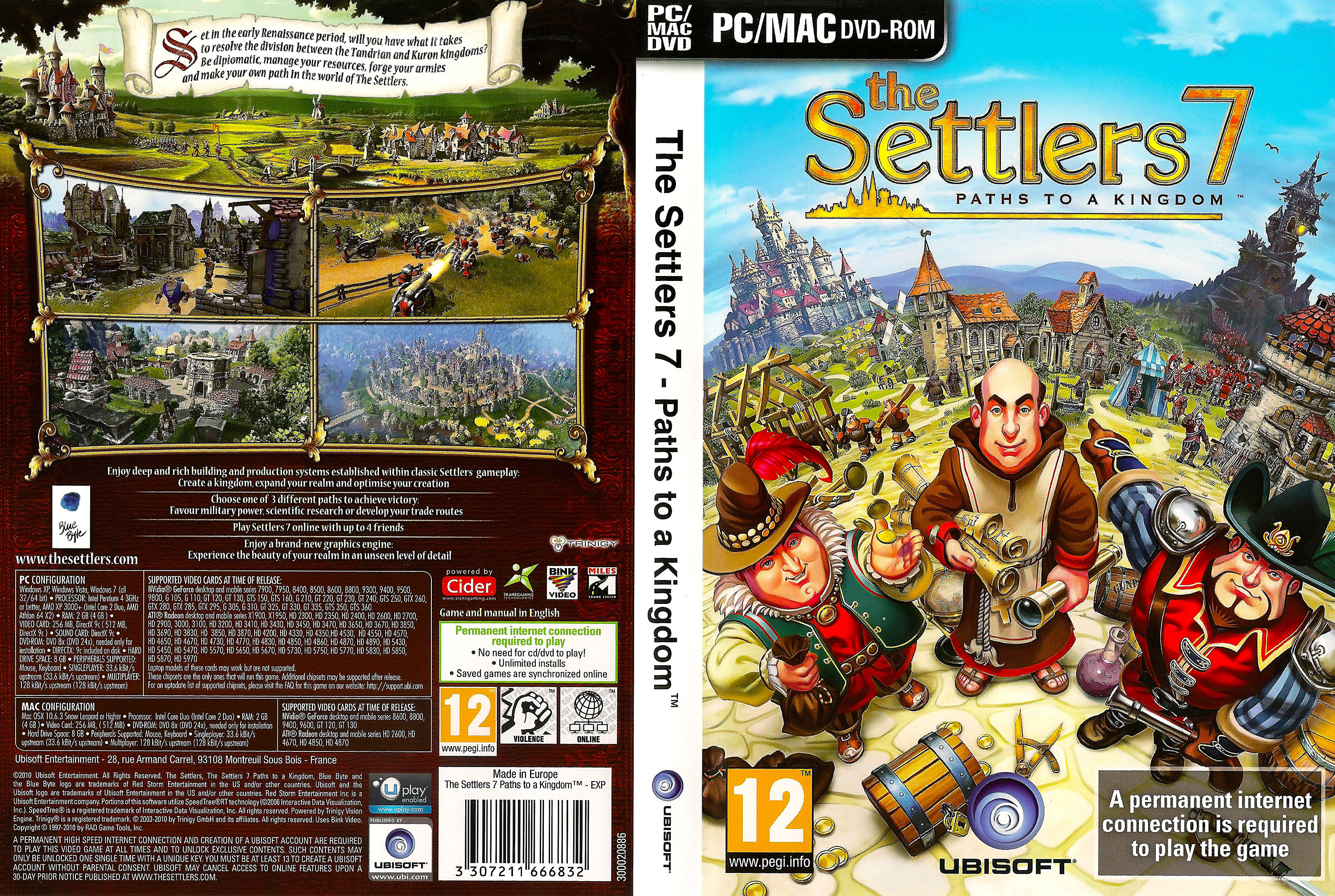 The Settlers 7: Paths to a Kingdom - DVD obal 3