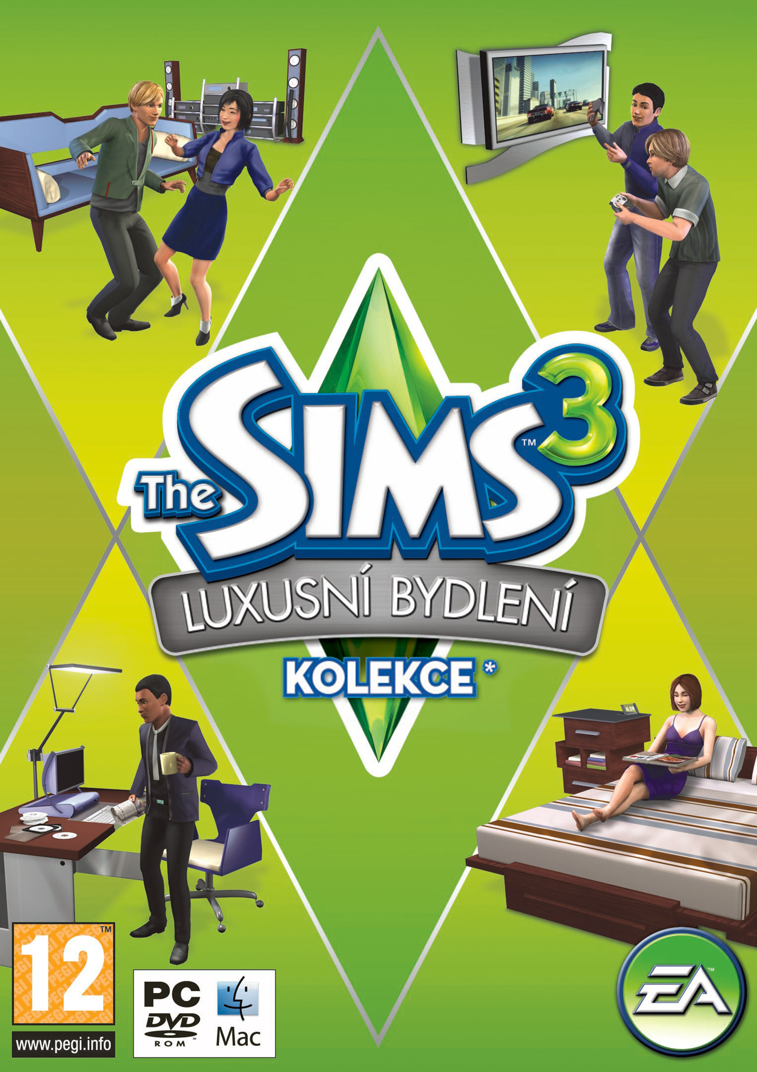 The Sims 3: High-End Loft Stuff - predn DVD obal 2