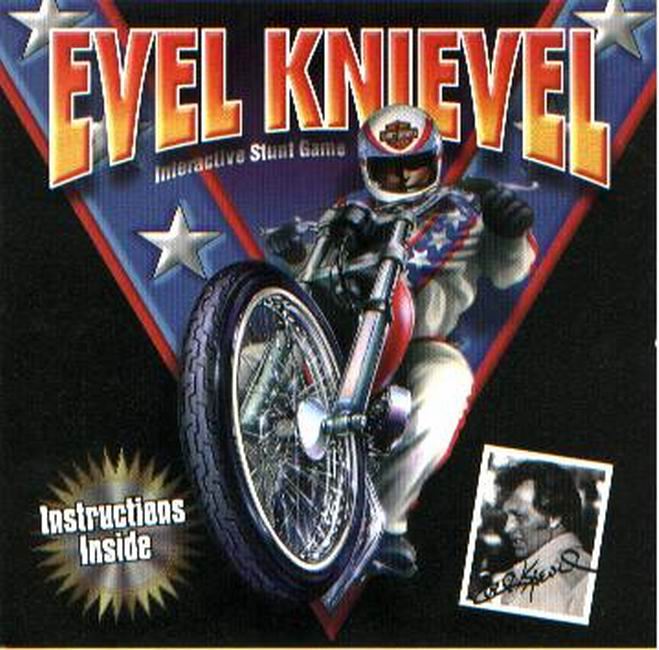 Evel Knievel: Interactive Stunt Game - predn CD obal