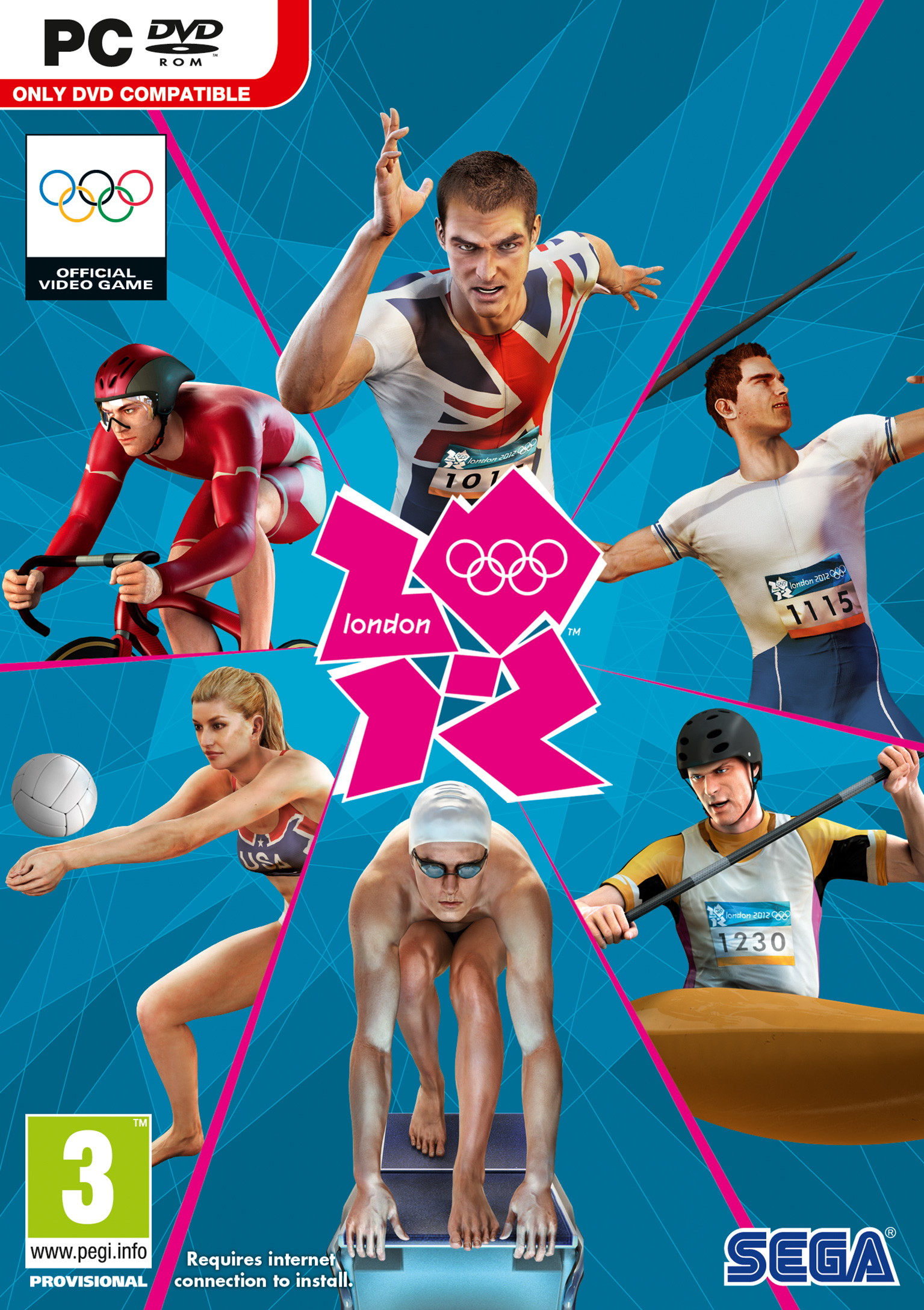 London 2012: The Official Video Game of the Olympic Games - predn DVD obal
