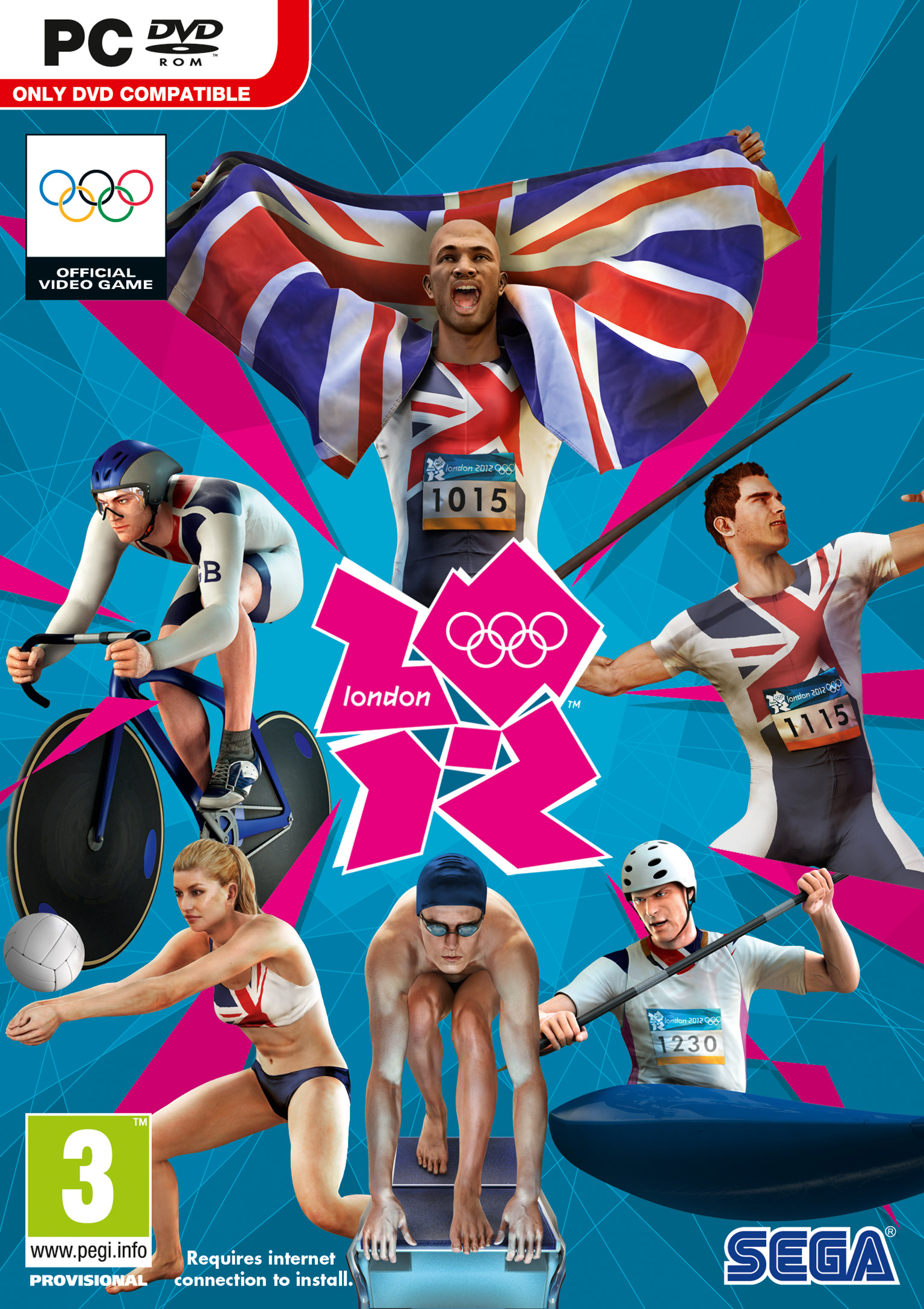 London 2012: The Official Video Game of the Olympic Games - predn DVD obal 2