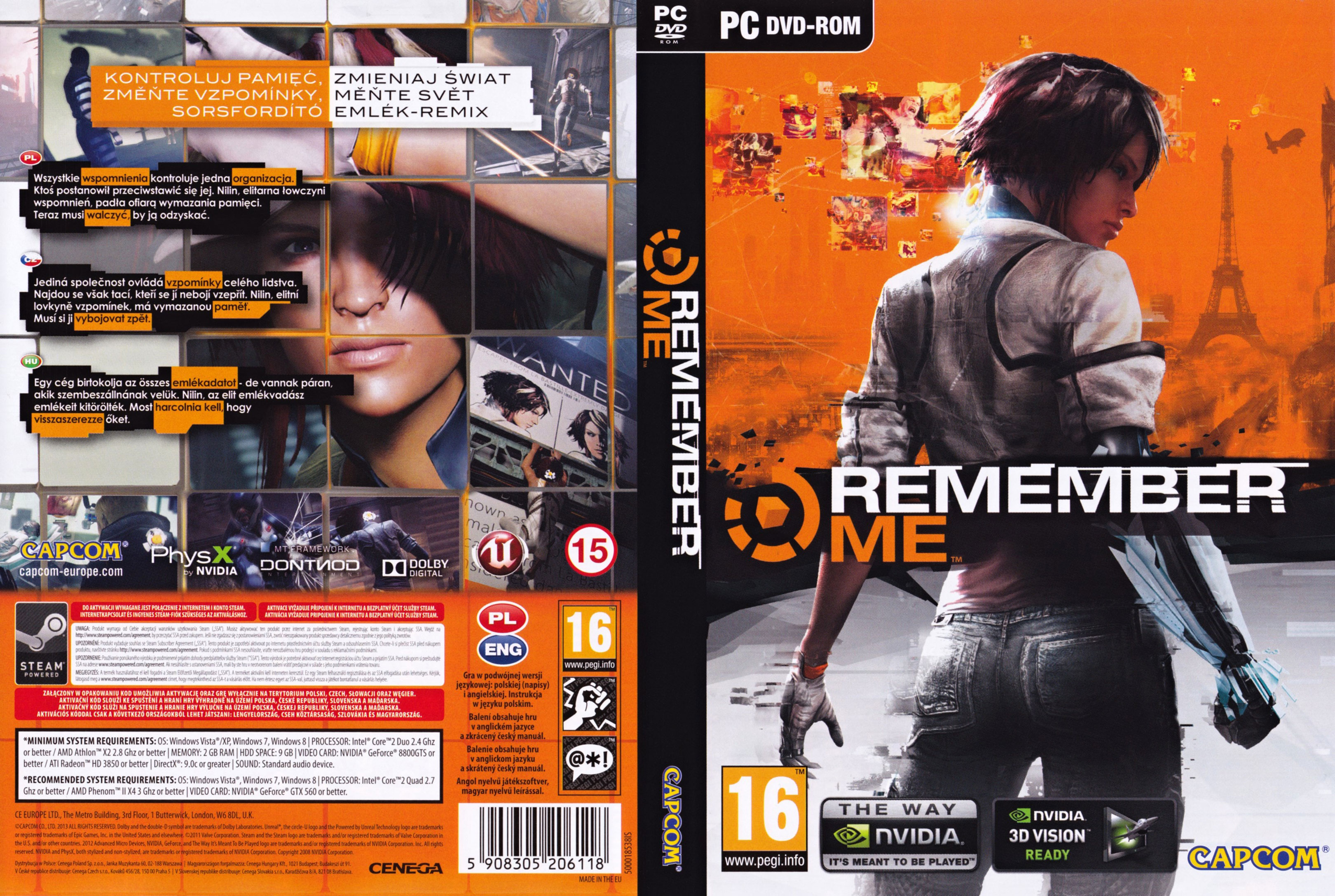Remember Me - DVD obal