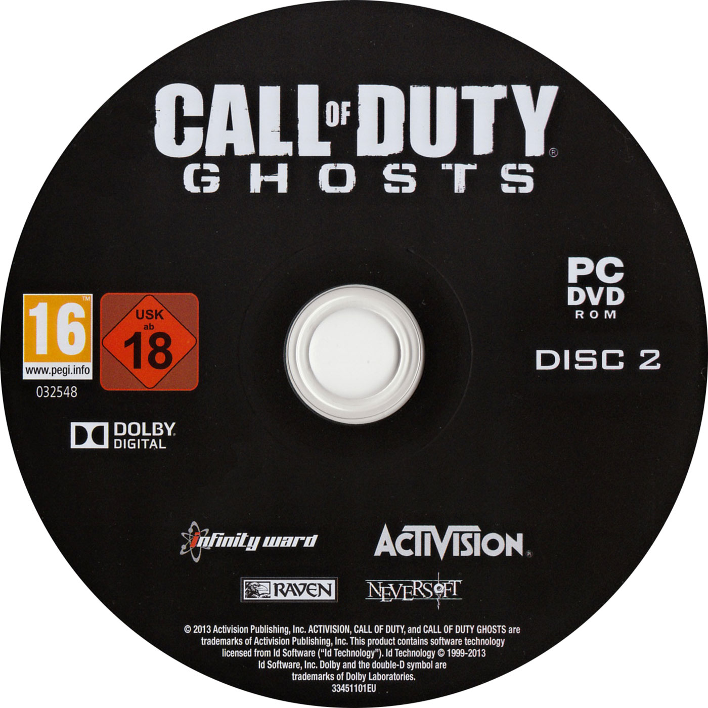 Call of Duty: Ghosts - CD obal 2