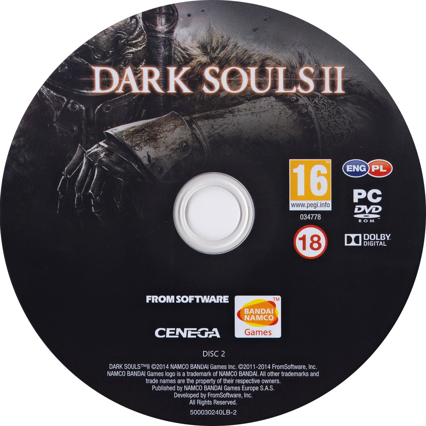 Dark Souls II - CD obal 2