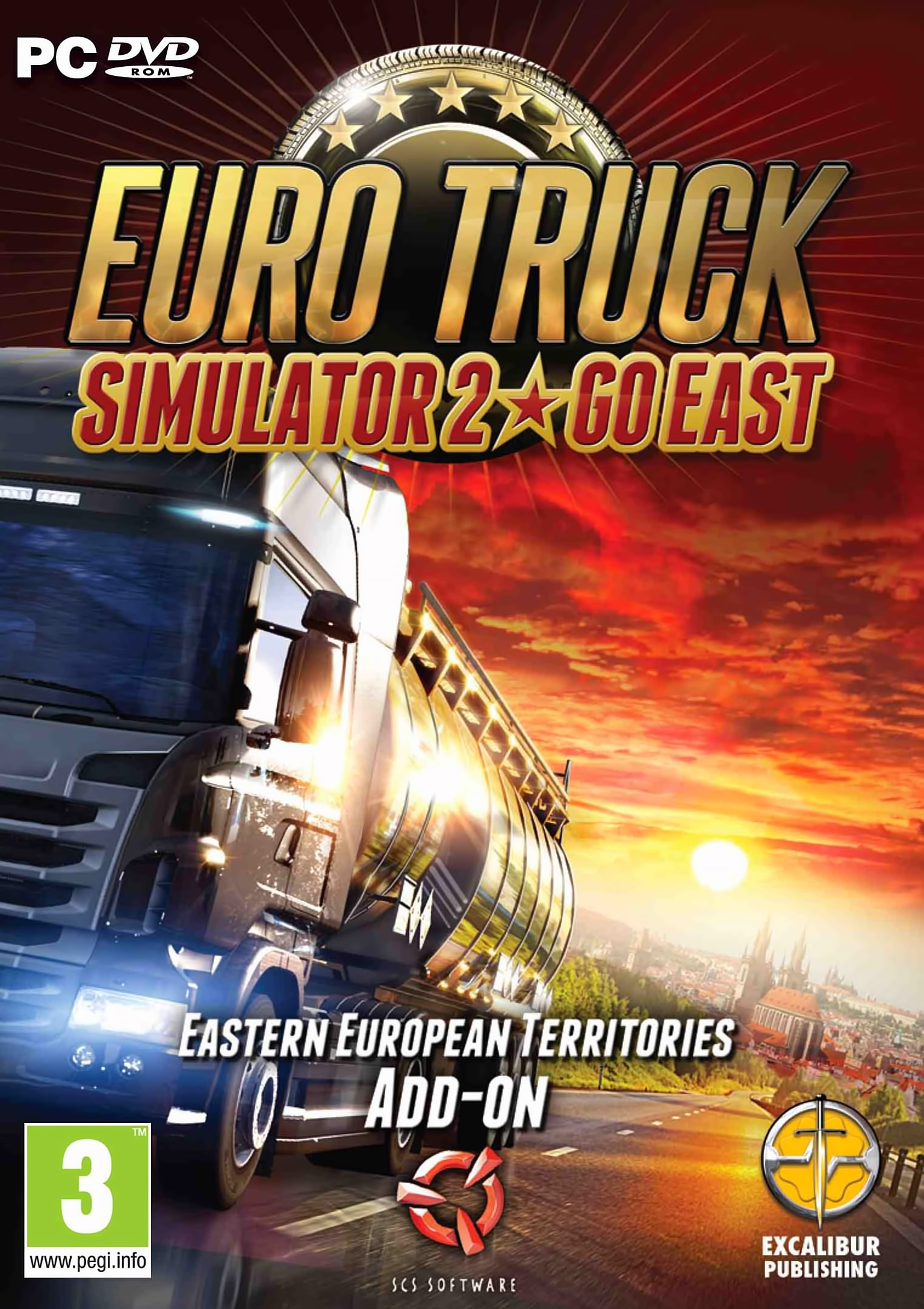 Euro Truck Simulator 2: Going East! - predn DVD obal