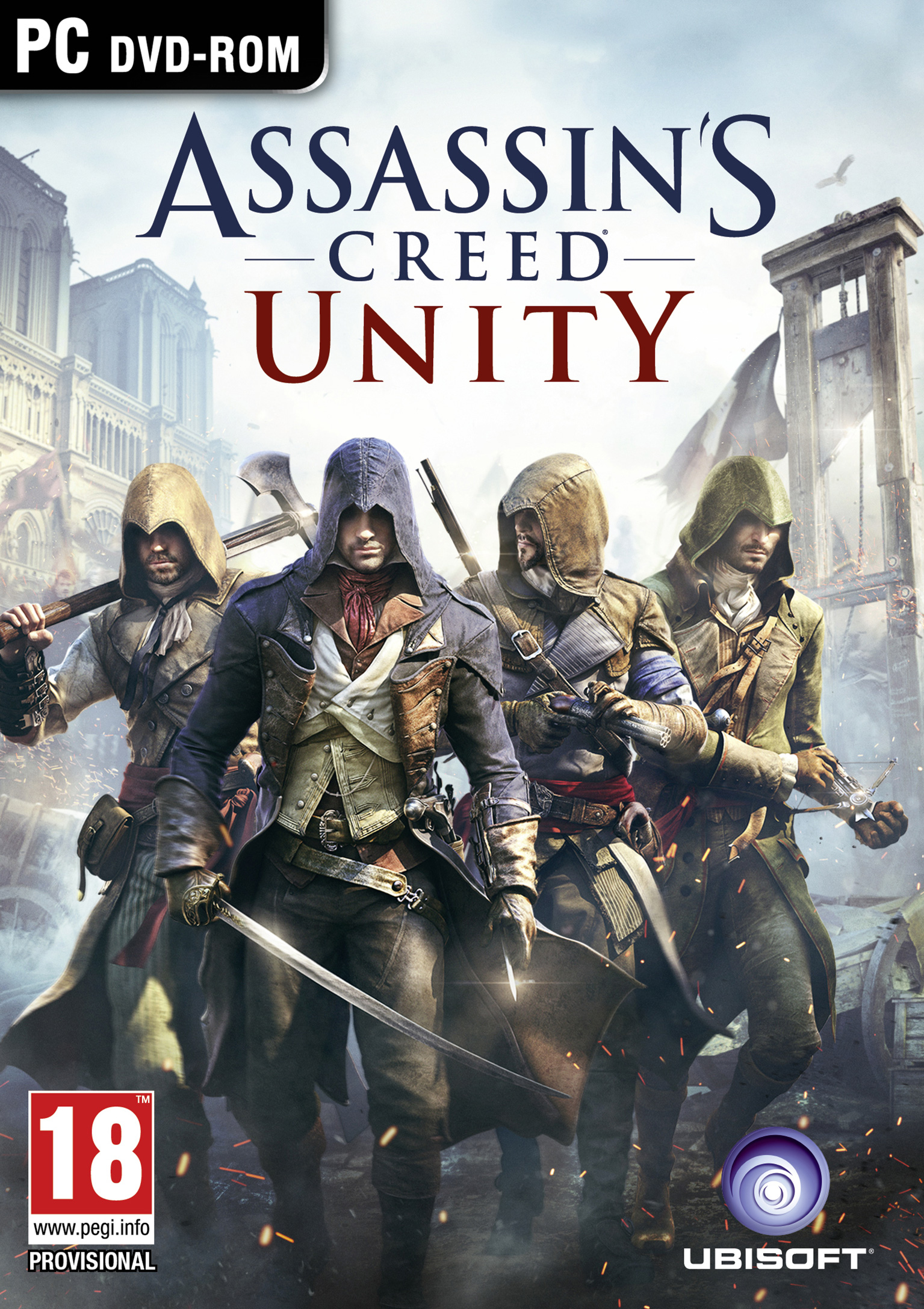 Assassin's Creed: Unity - predn DVD obal