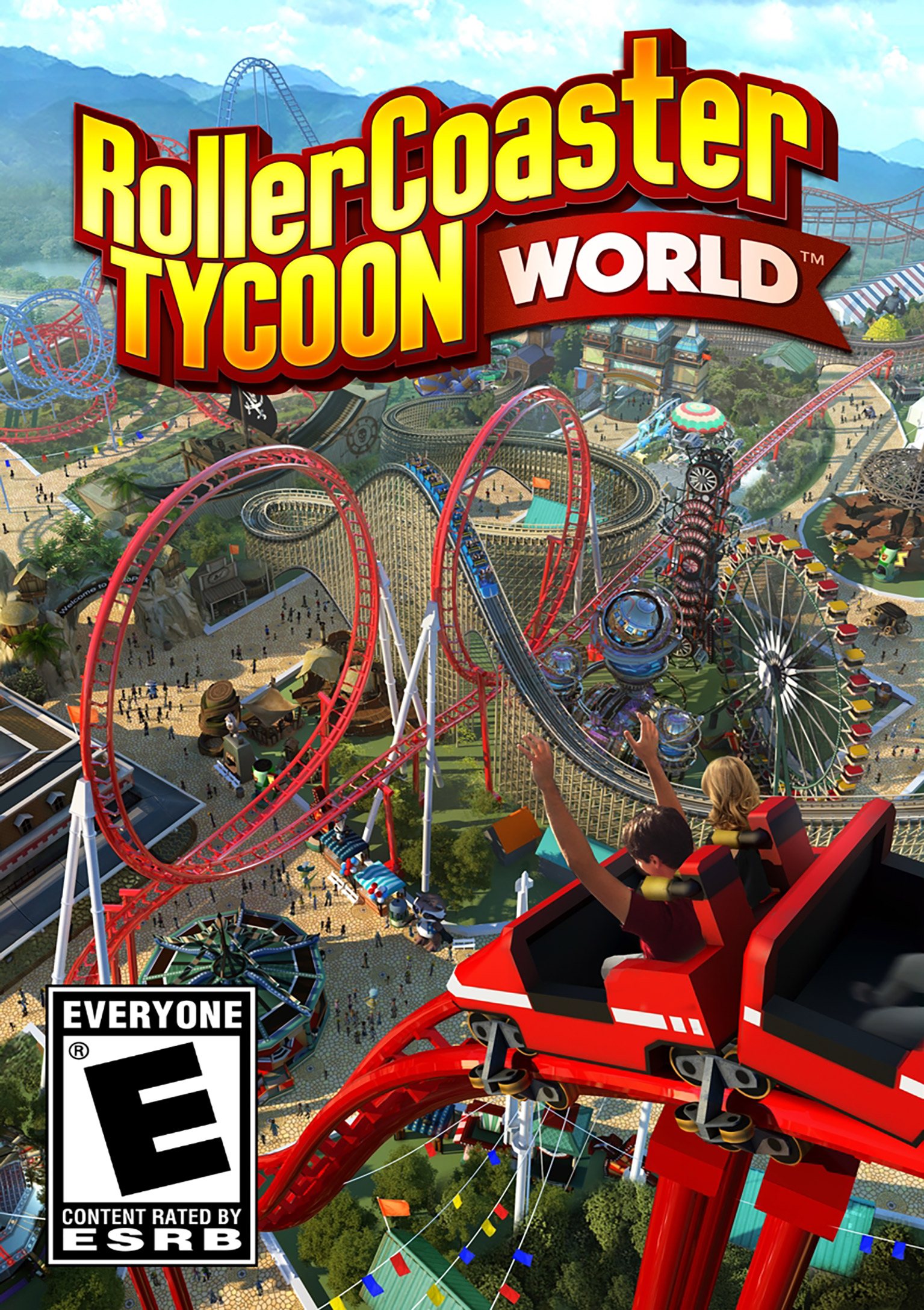 RollerCoaster Tycoon World - predn DVD obal