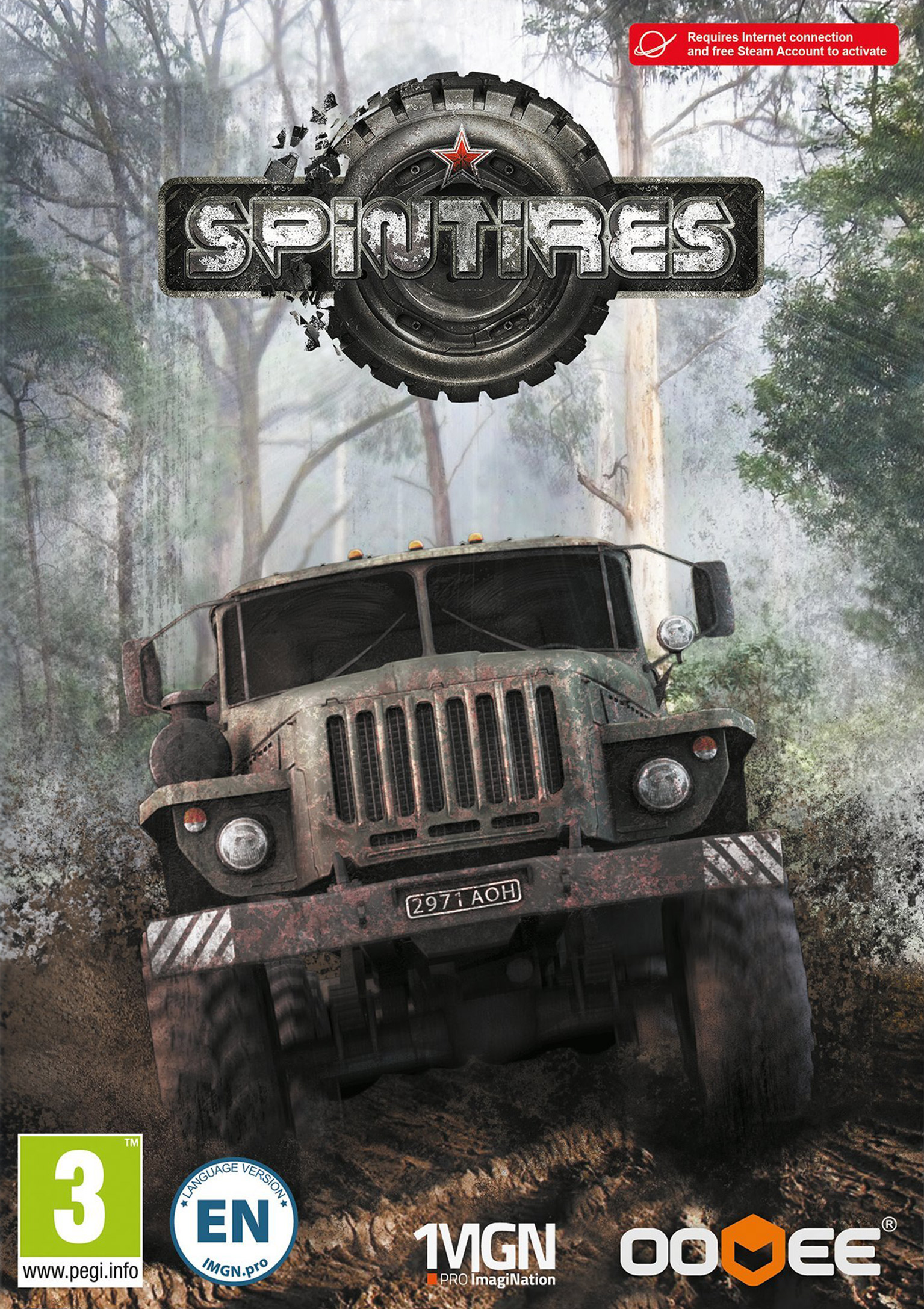 Spintires - predn DVD obal