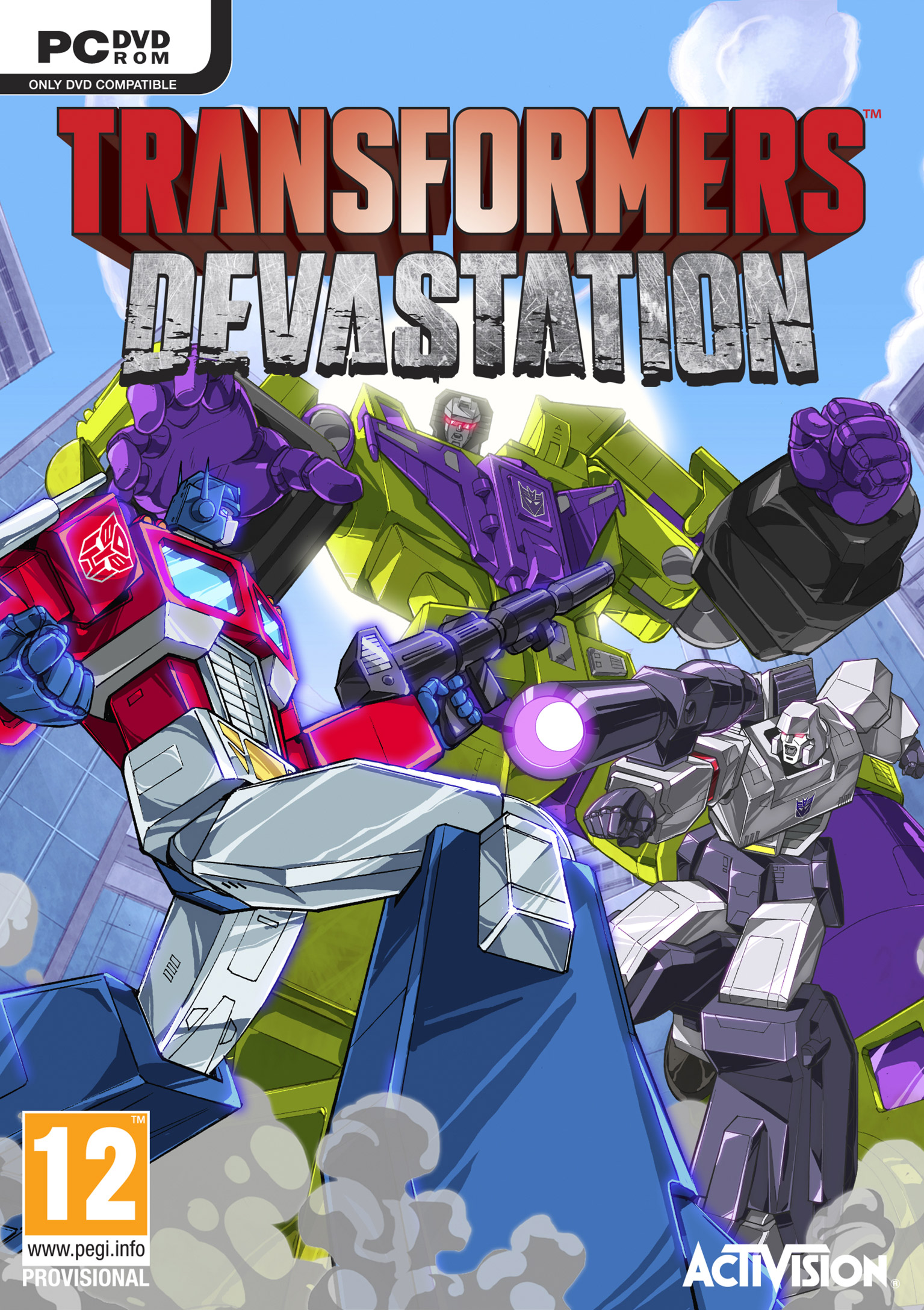 Transformers: Devastation - predn DVD obal
