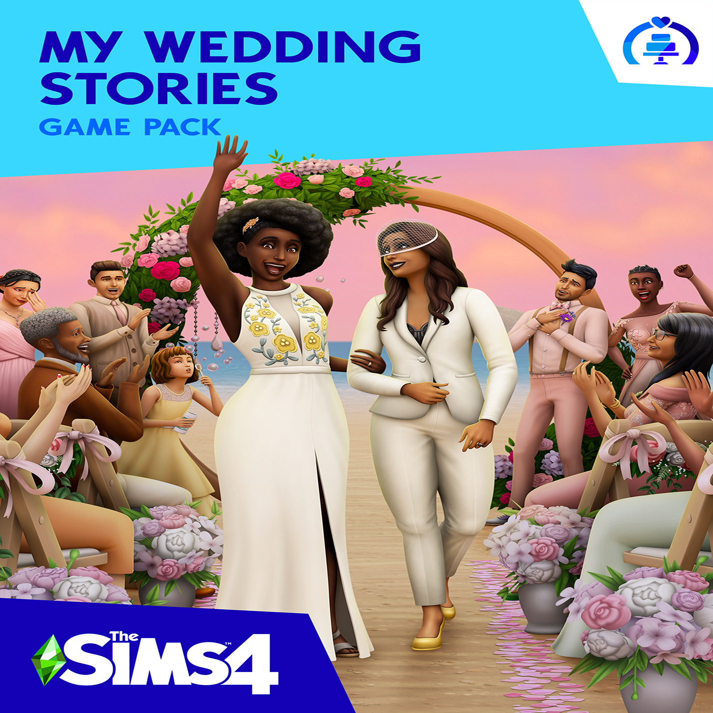 The Sims 4: My Wedding Stories - predn CD obal