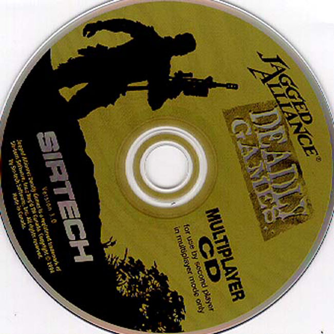 Jagged Alliance: Deadly Games - CD obal 2