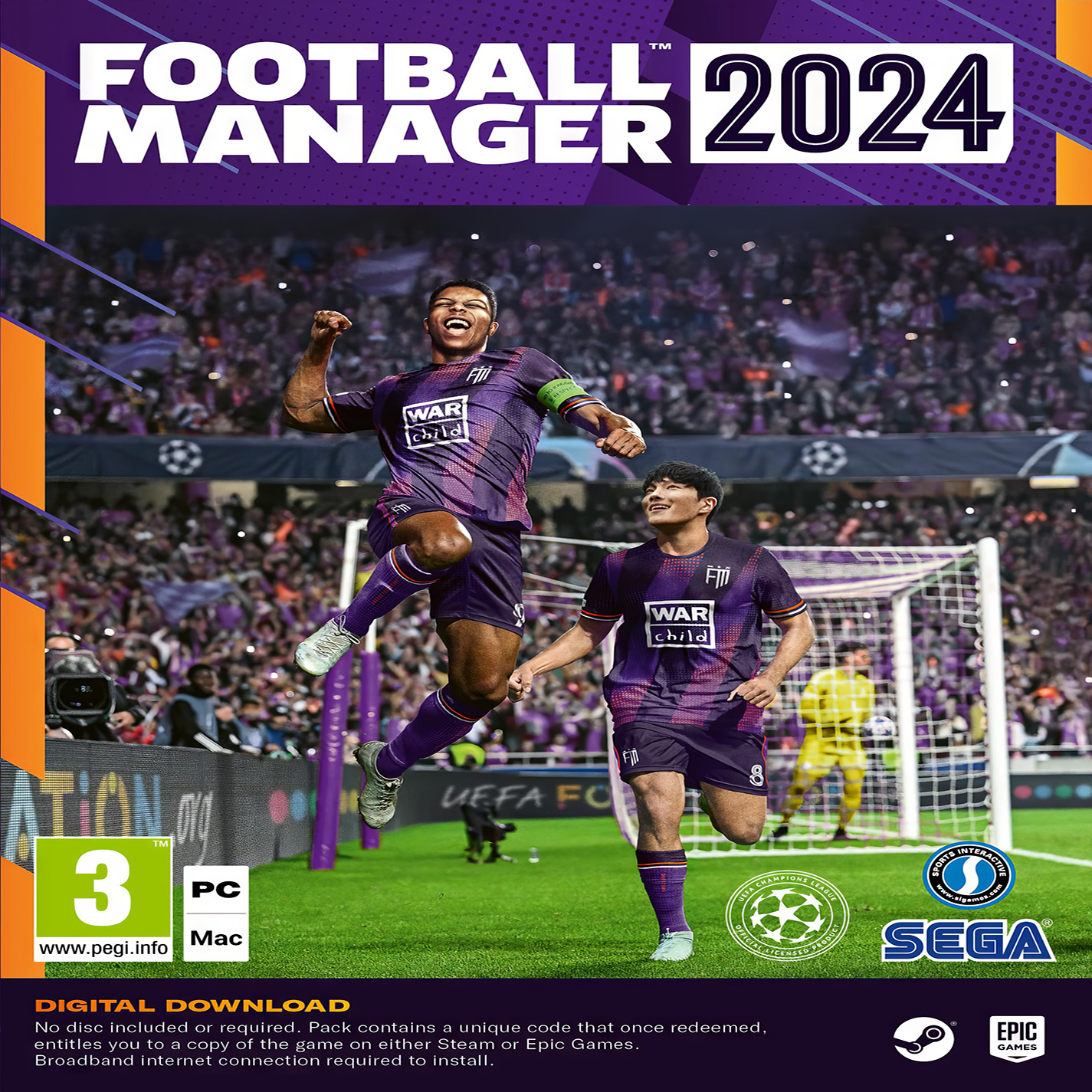 Football Manager 2024 - predn CD obal