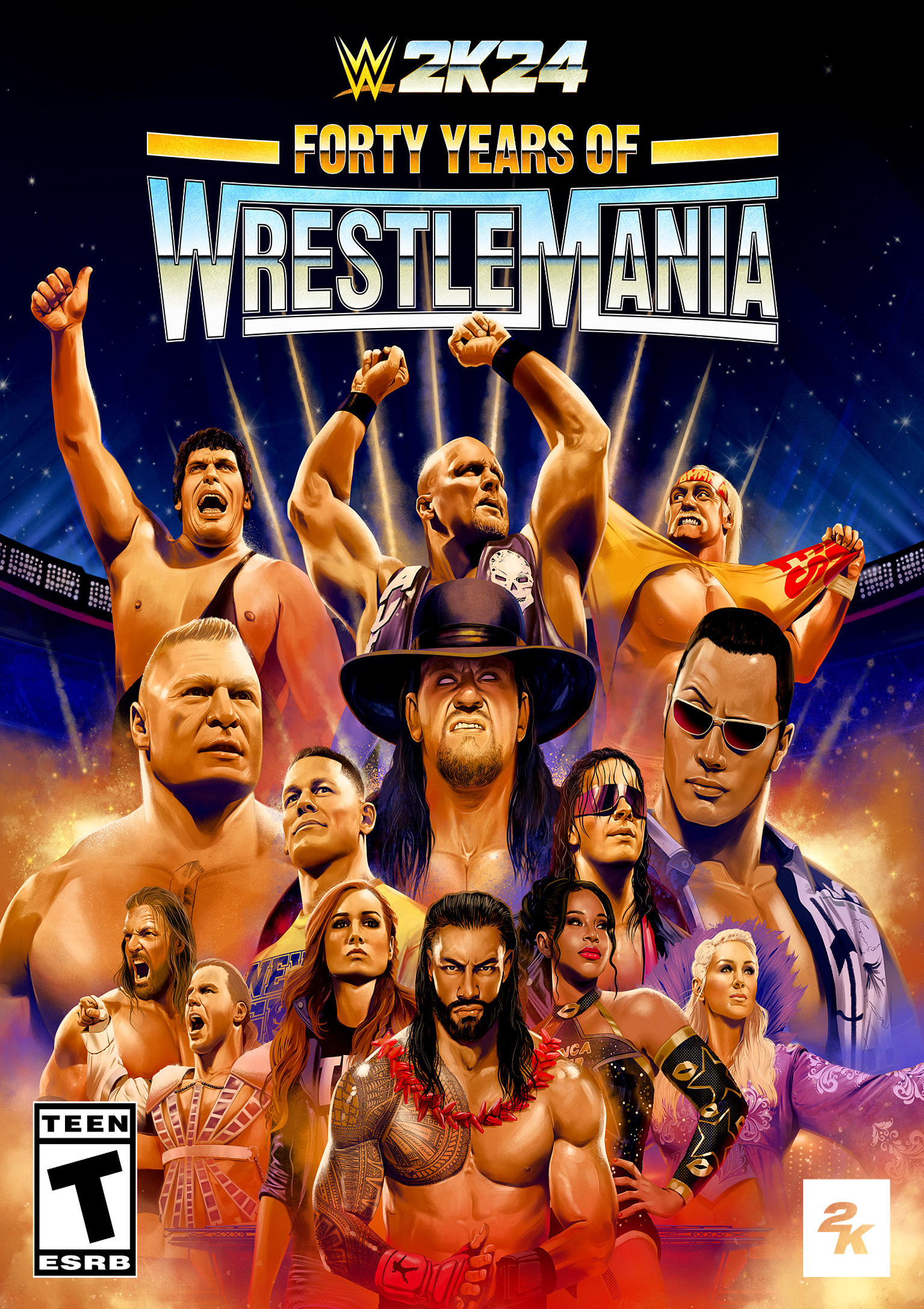 WWE 2K24 - predn DVD obal 3