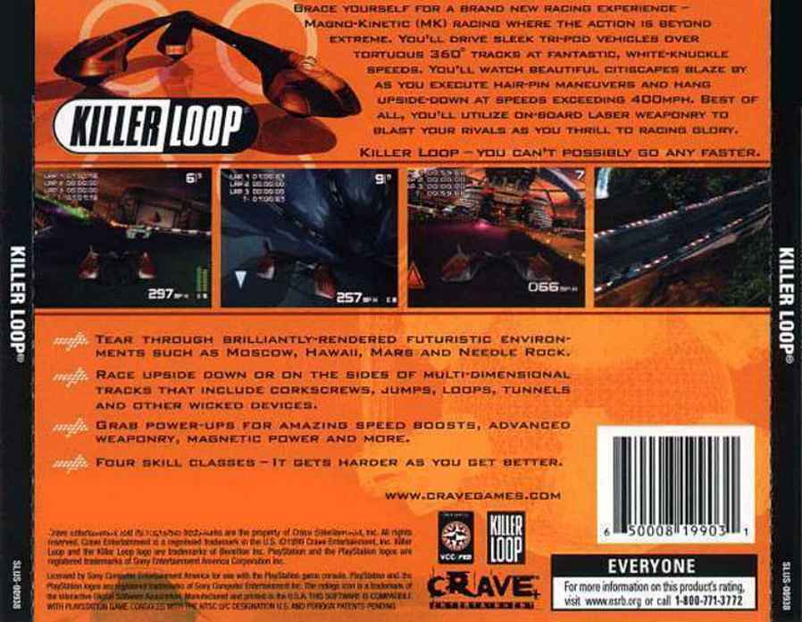 Killer Loop - zadn CD obal