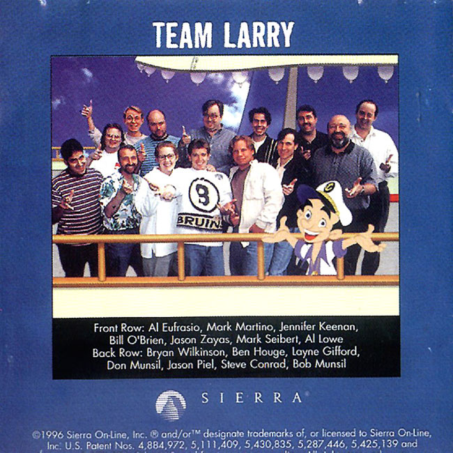 Leisure Suit Larry 7: Love for Sail! - predn vntorn CD obal