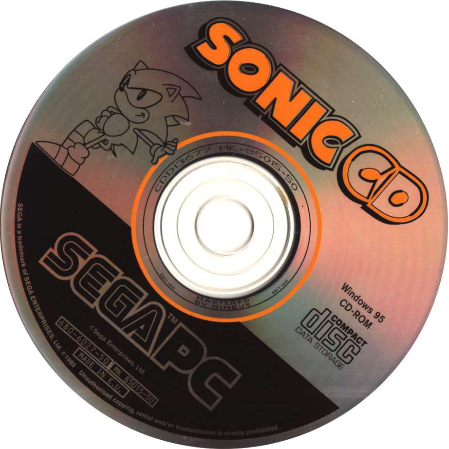 Sonic CD - CD obal