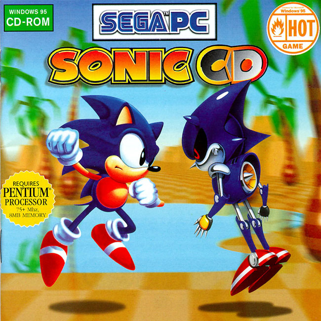 Sonic CD - predn CD obal