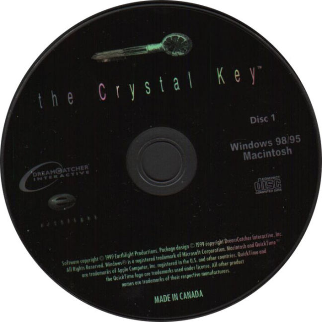 The Crystal Key - CD obal