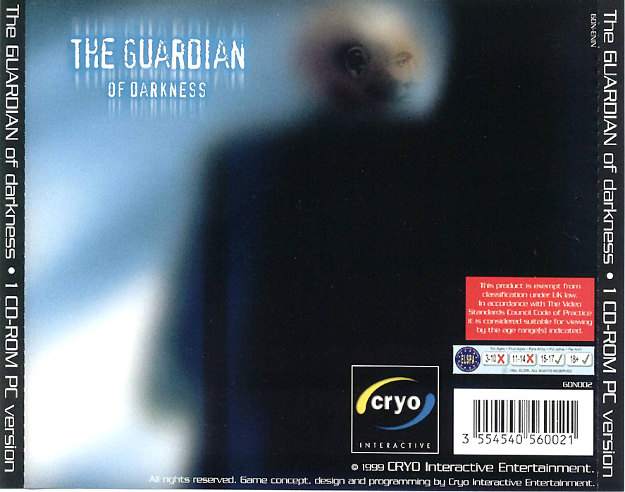 The Guardian of Darkness - zadn CD obal