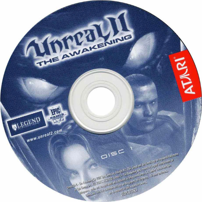 Unreal 2: The Awakening - CD obal