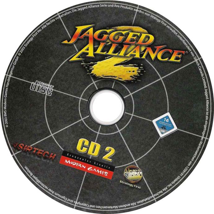 Jagged Alliance 2: Gold Pack - CD obal 2