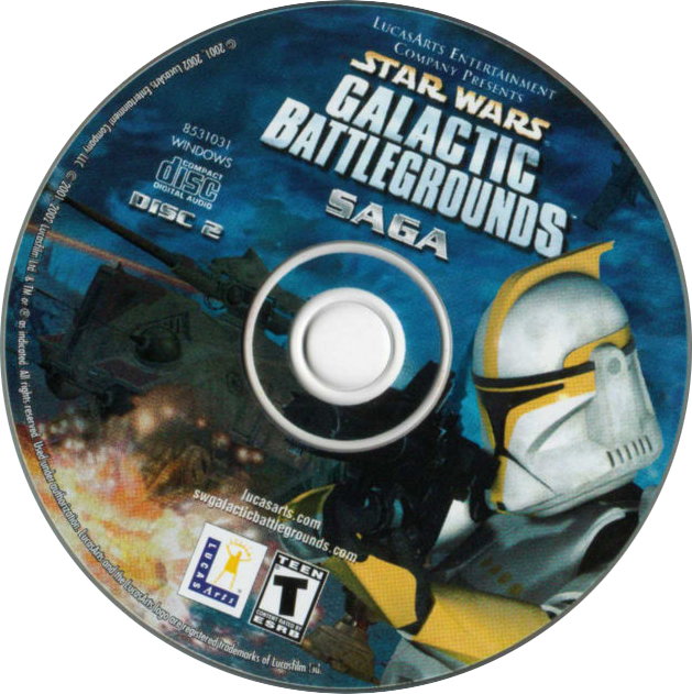 Star Wars: Galactic Battleground: Saga - CD obal 2
