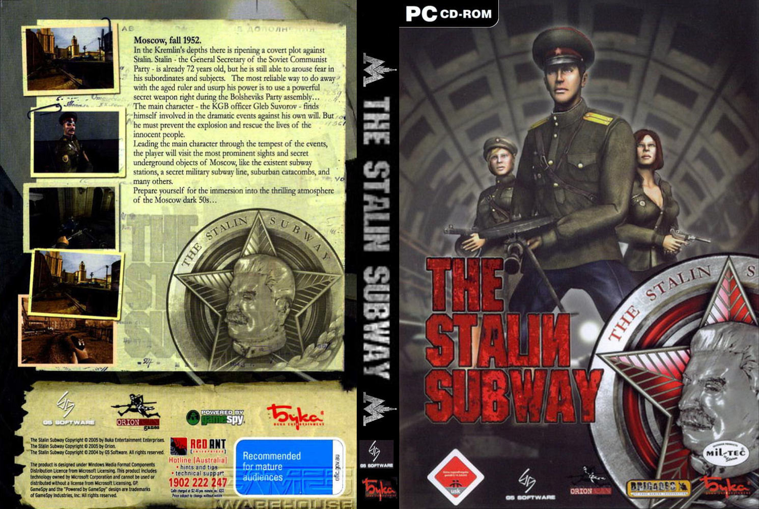 The Stalin Subway - DVD obal