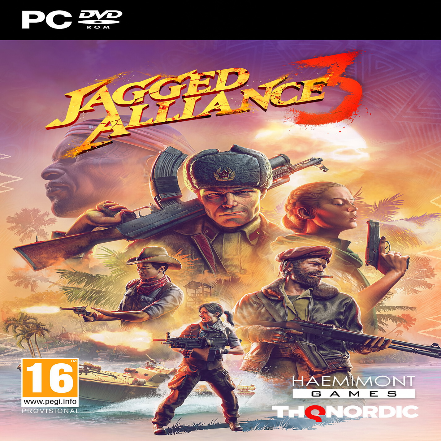 Jagged Alliance 3 - predn CD obal