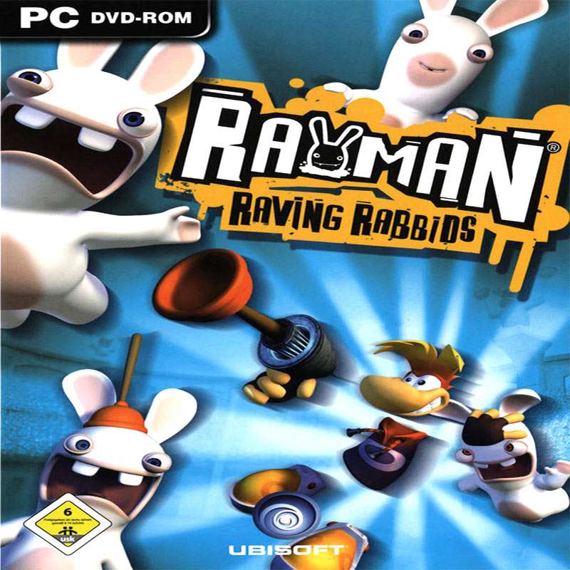 Rayman Raving Rabbids - predn CD obal