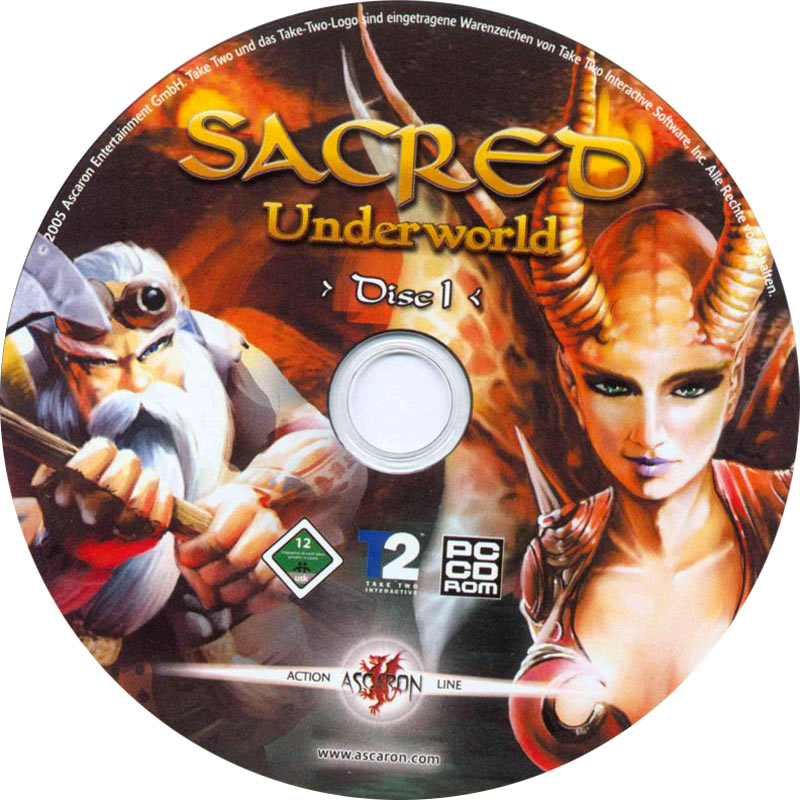 Sacred: Underworld - CD obal