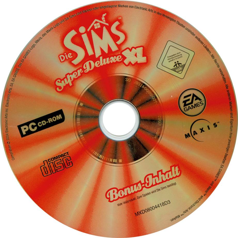 The Sims: Superstar Deluxe XL - CD obal 5