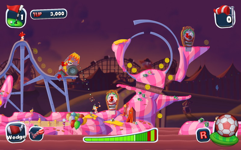 Worms Crazy Golf: Carnival Course - screenshot 7