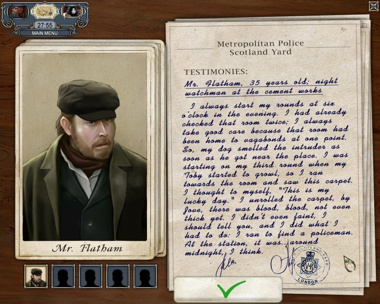 Adventures of Sherlock Holmes: The Mystery of the Persian Carpet - screenshot 5