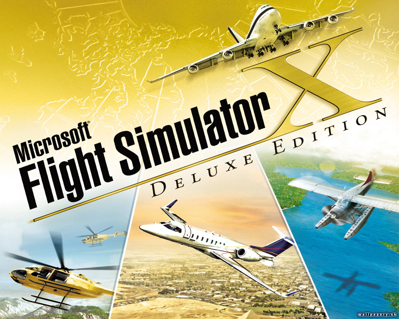 Microsoft Flight Simulator X Deluxe Edition - wallpaper 1