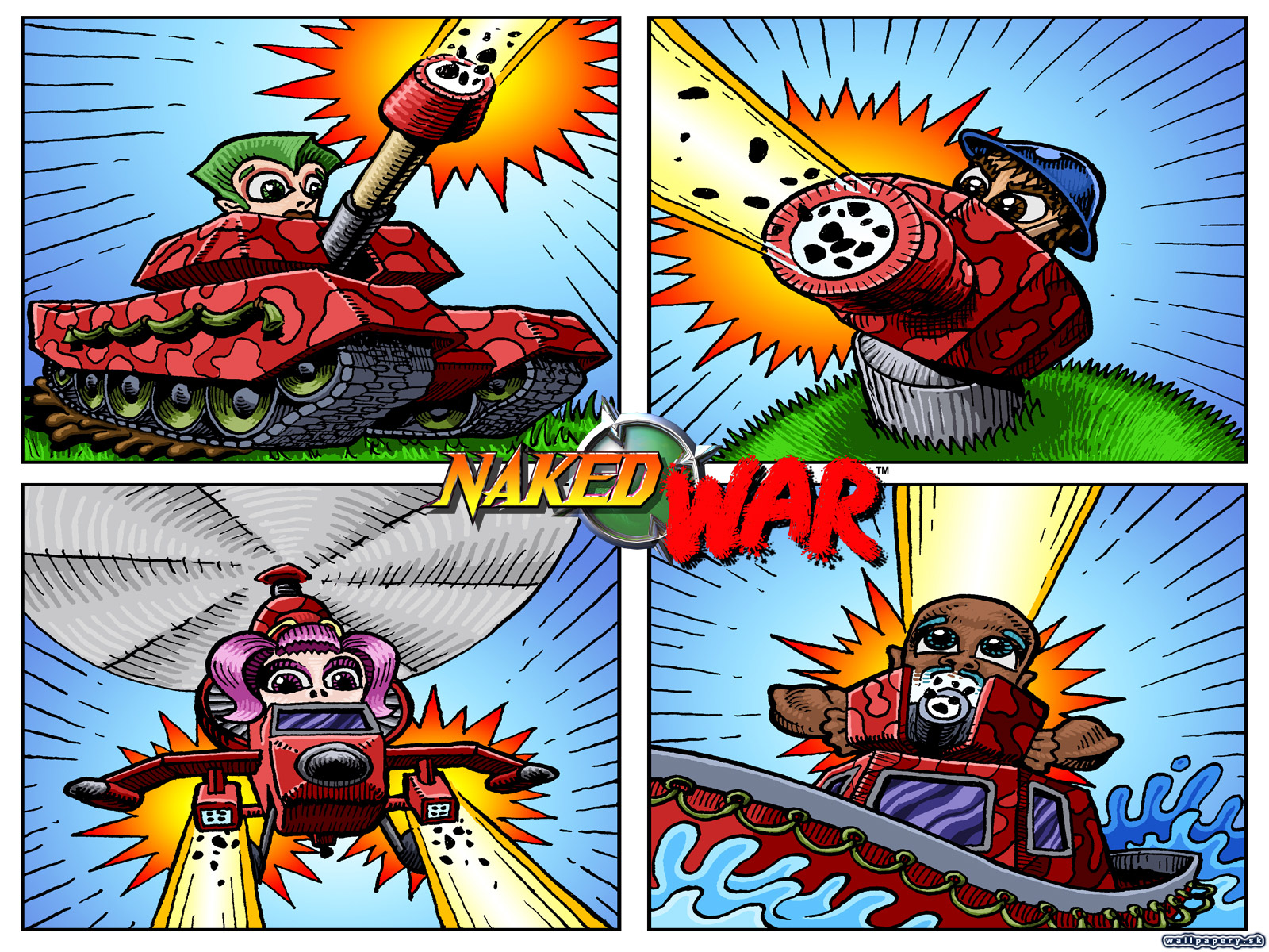 Naked War - wallpaper 2