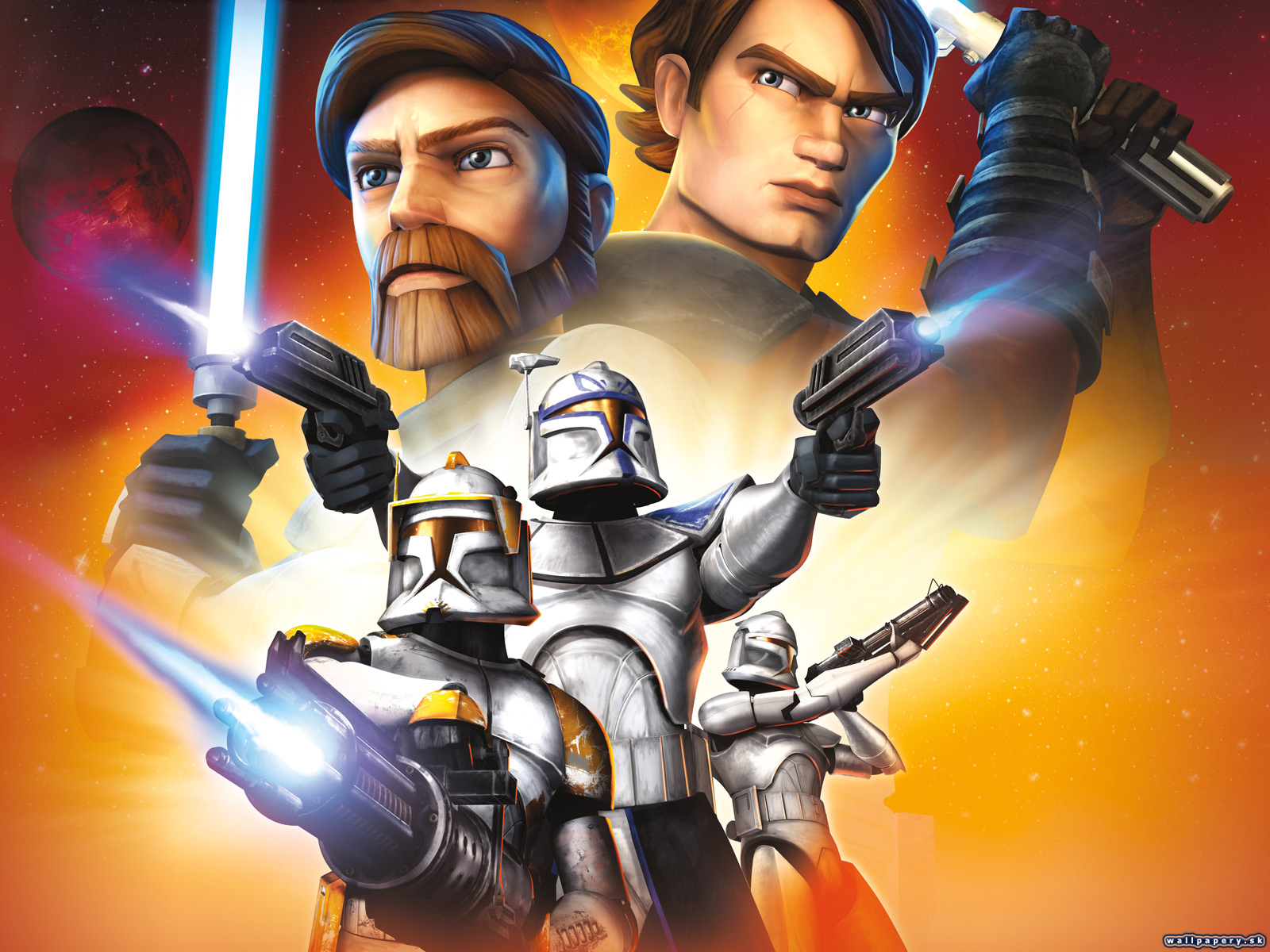 Star Wars: The Clone Wars - Republic Heroes - wallpaper 1