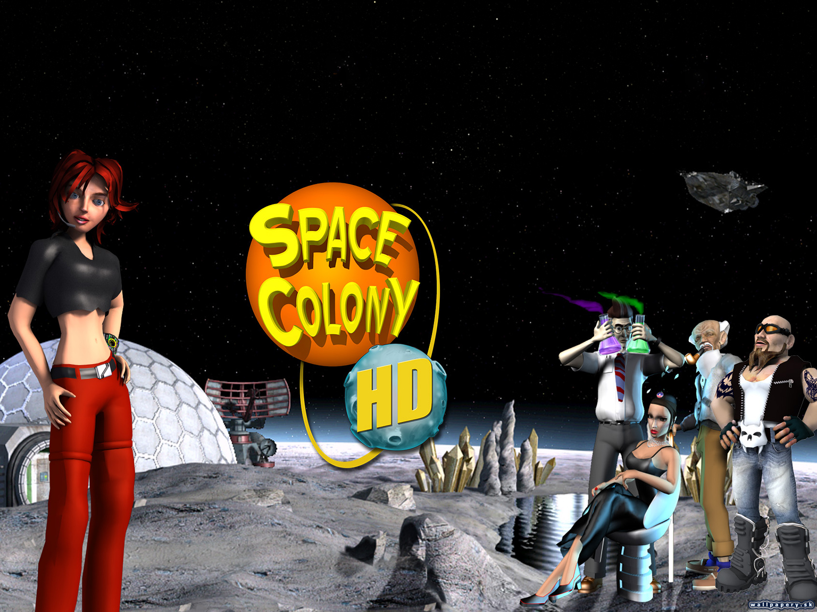 Space Colony HD - wallpaper 1