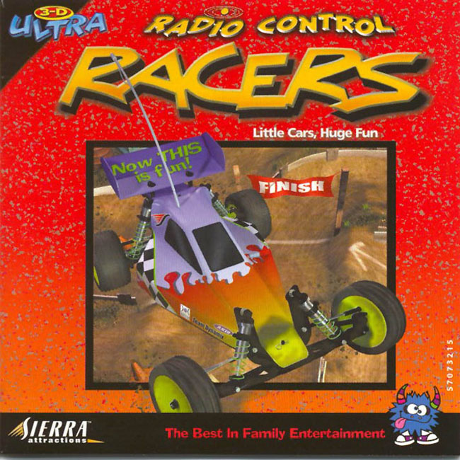 3-D Ultra Radio Control Racers - predn CD obal
