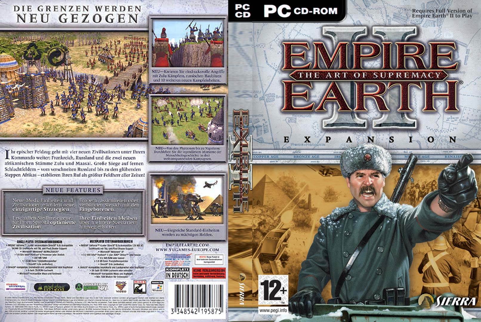 Empire Earth 2: The Art of Supremacy - DVD obal