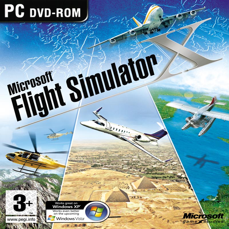 Microsoft Flight Simulator X - predn CD obal