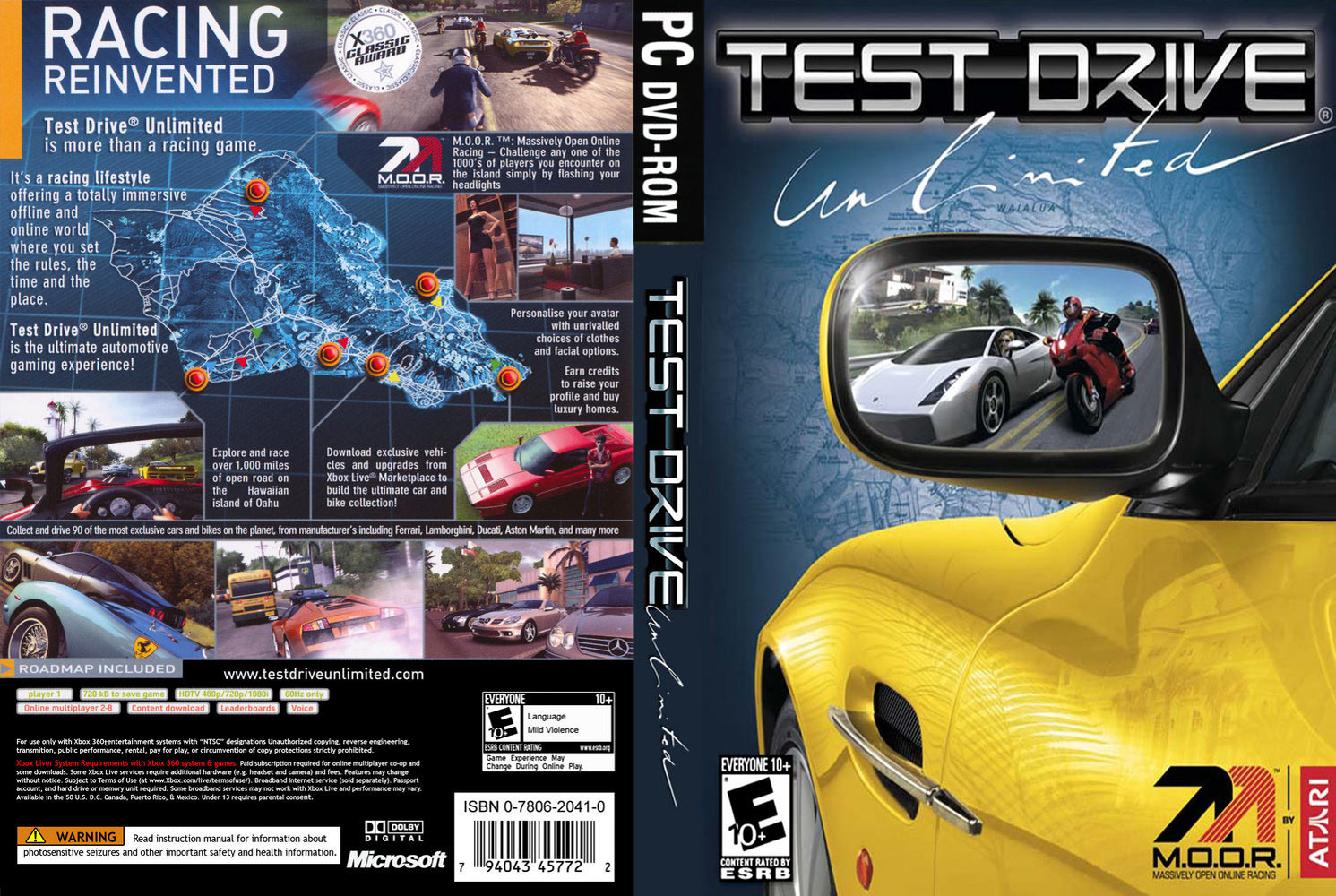 Test Drive Unlimited - DVD obal 2